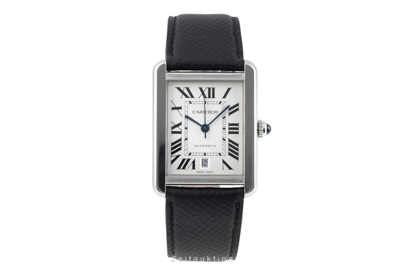 Cartier Tank steel automatic men's watch WSTA0029 LP: 5400EUR [2600912]