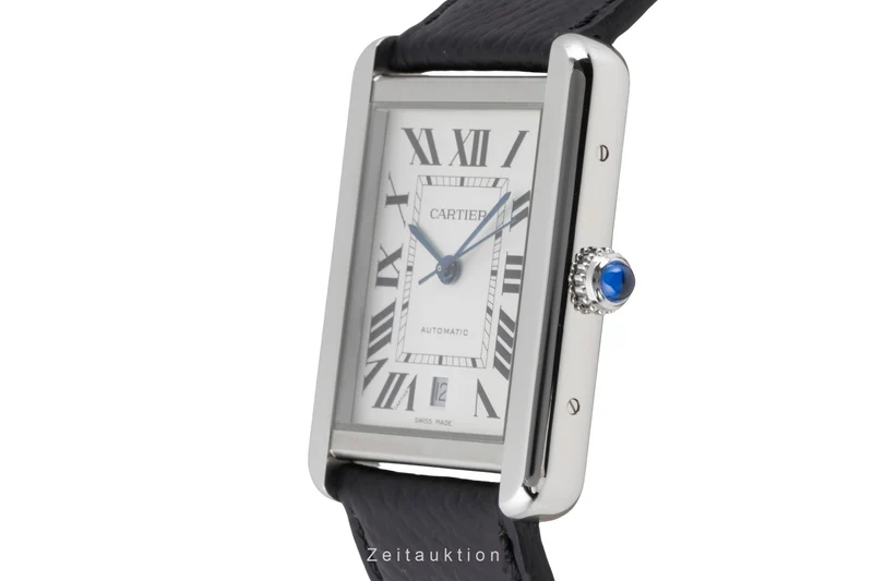 Cartier Tank steel automatic men's watch WSTA0029 LP: 5400EUR [2600912]