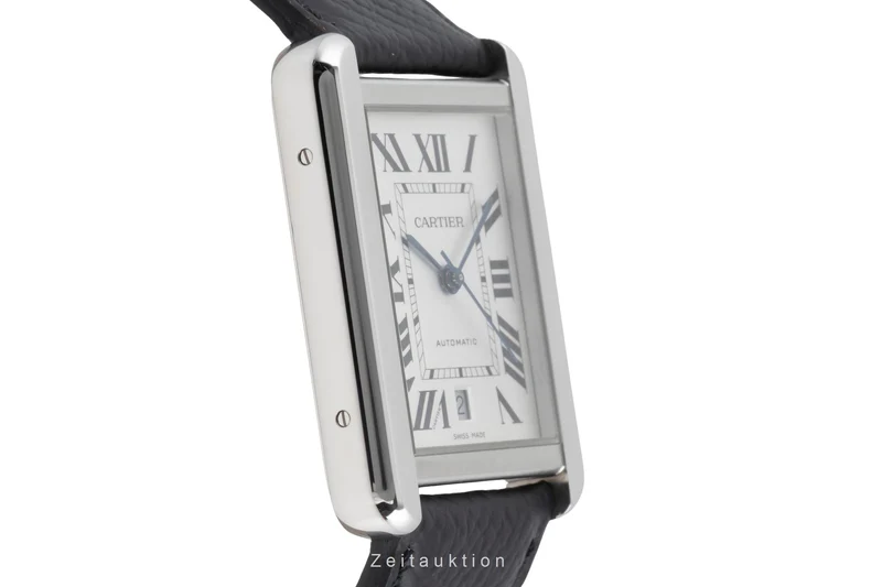 Cartier Tank steel automatic men's watch WSTA0029 LP: 5400EUR [2600912]