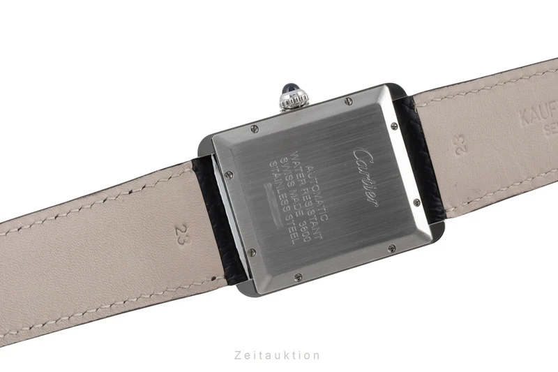 Cartier Tank steel automatic men's watch WSTA0029 LP: 5400EUR [2600912]