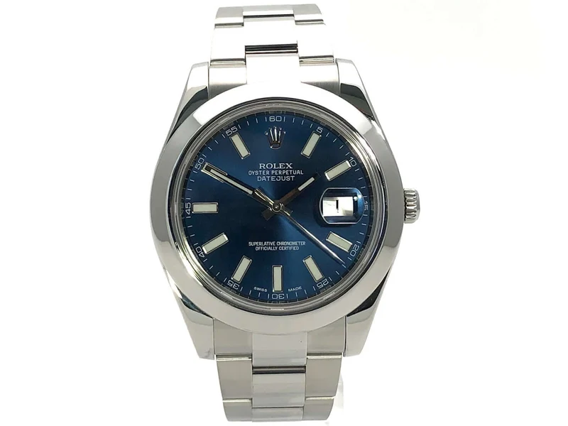 Rolex Datejust II 41 Stahl 116300 Blau aus 2014 LC100