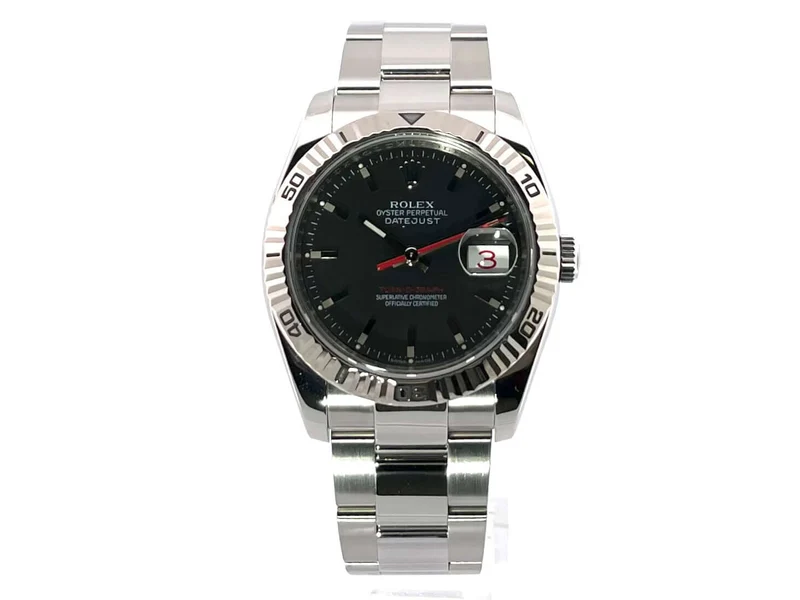 Rolex Datejust 36 Turn-O-Graph 116264 Schwarz