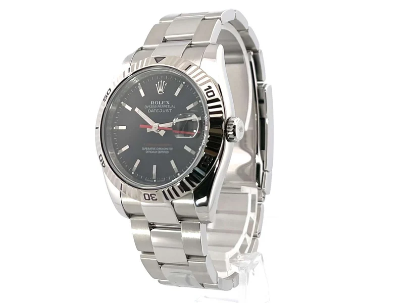Rolex Datejust 36 Turn-O-Graph 116264 Schwarz