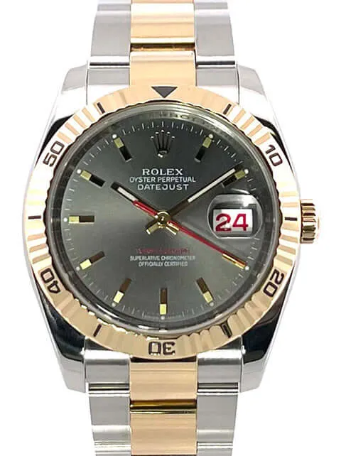 Rolex Datejust 36 Turn-O-Graph 116263 Slate