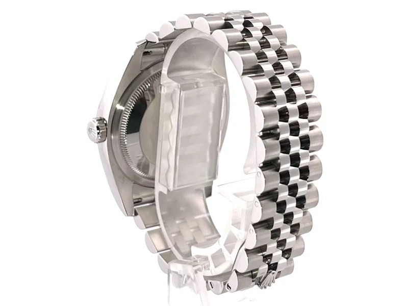Rolex Datejust 36 Edelstahl Weißgold 116234 Schwarz Jubile-Band