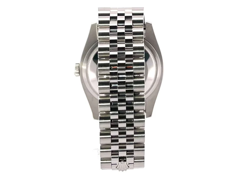 Rolex Datejust 36 Edelstahl Weißgold 116234 Schwarz Jubile-Band
