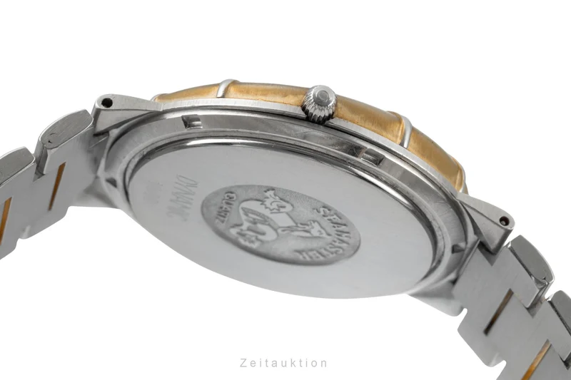 Omega Seamaster gilt / steel quartz men's watch 196.0301 , 396.0993 Vintage [2600751]