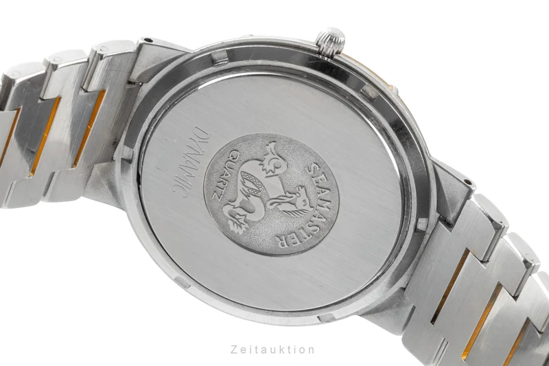 Omega Seamaster gilt / steel quartz men's watch 196.0301 , 396.0993 Vintage [2600751]