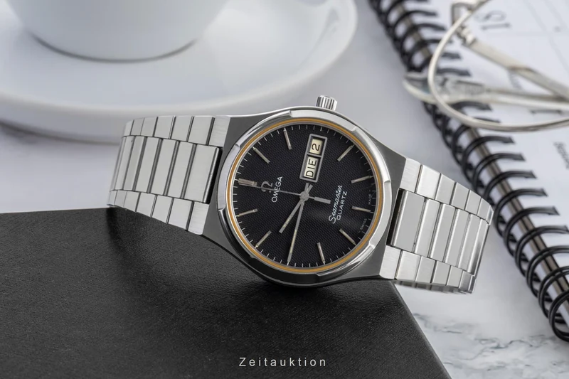Omega Seamaster steel quartz men's watch 196.0131 396.0871 Vintage [2600641]