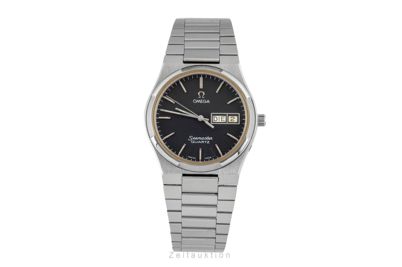 Omega Seamaster steel quartz men's watch 196.0131 396.0871 Vintage [2600641]