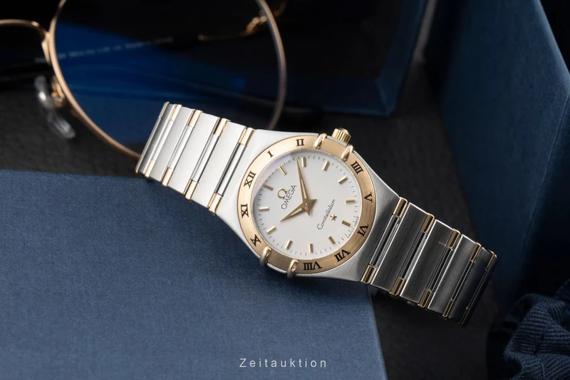 Omega Constellation steel / gold quartz women's watch 795.1202 [2600915]