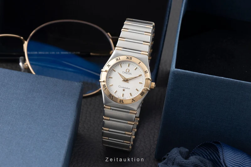 Omega Constellation steel / gold quartz women's watch 795.1202 [2600915]