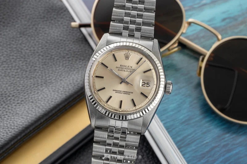 Rolex Datejust steel / white gold automatic men's watch 1601 [2601574]
