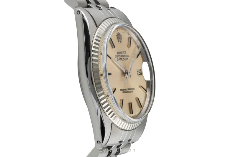 Rolex Datejust steel / white gold automatic men's watch 1601 [2601574]