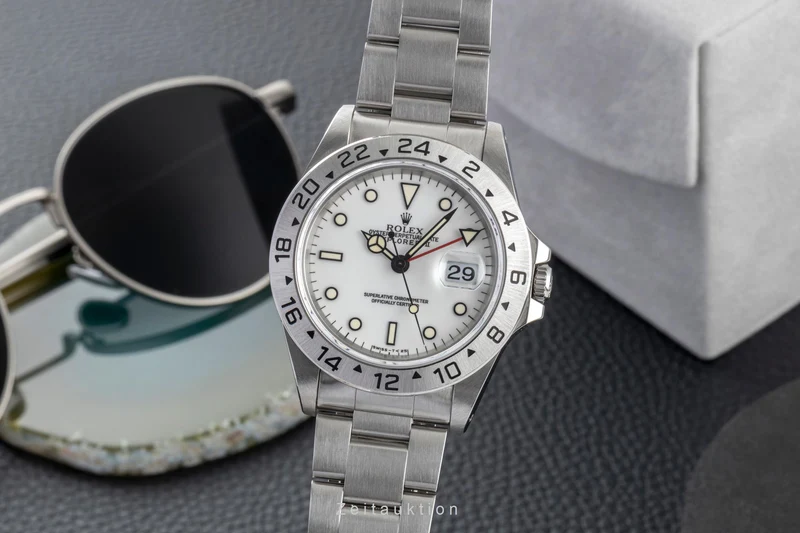 Rolex Explorer II steel automatic men's watch 16570 [2601633]