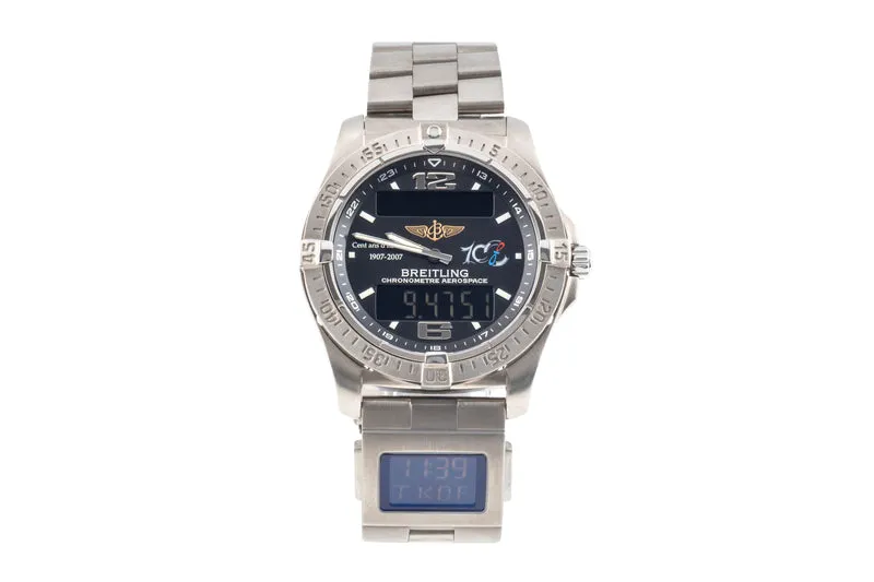Breitling Aerospace chronograph titanium quartz men's watch E79362 Limited [2601385]