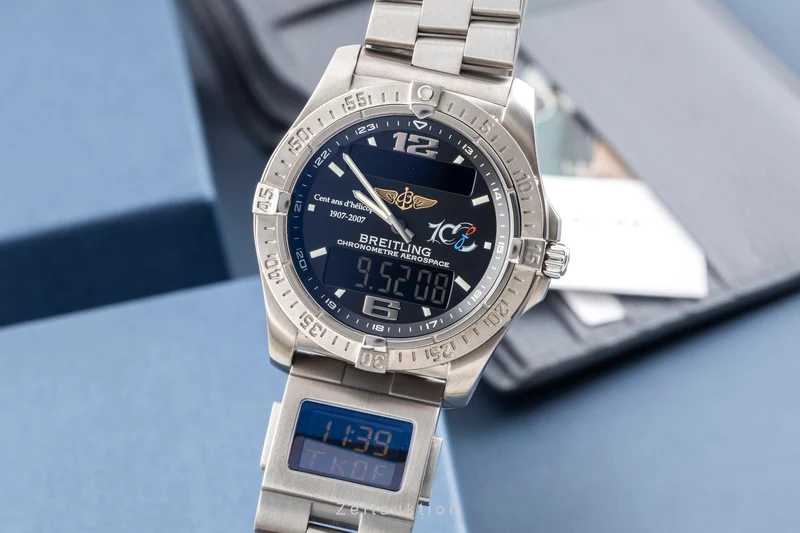 Breitling Aerospace chronograph titanium quartz men's watch E79362 Limited [2601385]