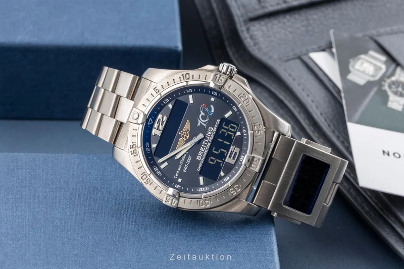 Breitling Aerospace chronograph titanium quartz men's watch E79362 Limited [2601385]