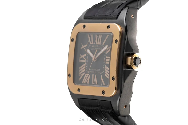 Cartier Santos 100 steel / gold automatic men's watch W2020009 [2601246]