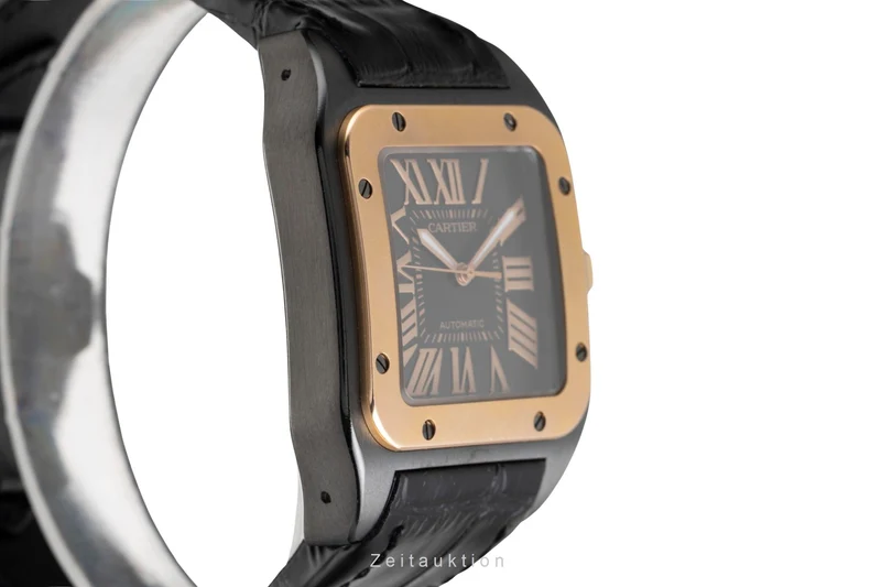 Cartier Santos 100 steel / gold automatic men's watch W2020009 [2601246]