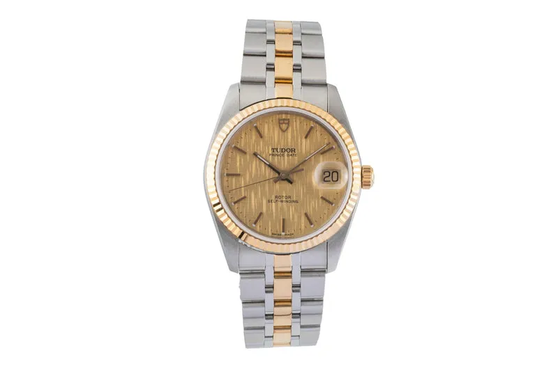 Tudor Prince Date steel / gold automatic men's watch 74033 [2601578]