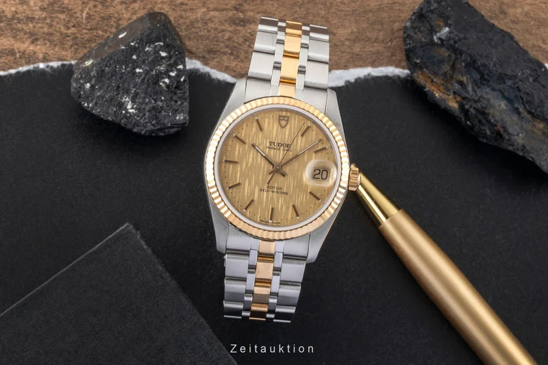 Tudor Prince Date steel / gold automatic men's watch 74033 [2601578]