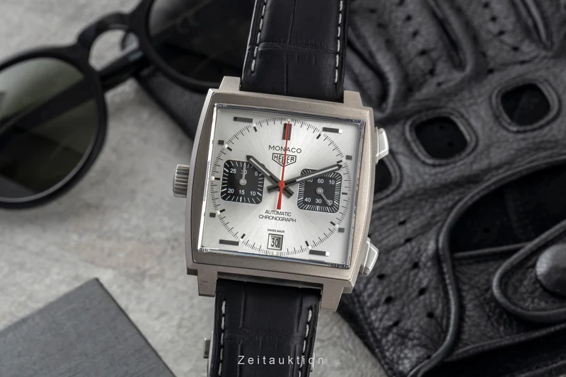 Tag Heuer Monaco chronograph titanium automatic men's watch CAW218B.FC6496 Limited [2601540]