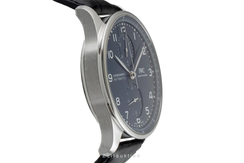 IWC Portugieser chronograph steel automatic men's watch IW371601 LP: 9100EUR Limited [2601252]