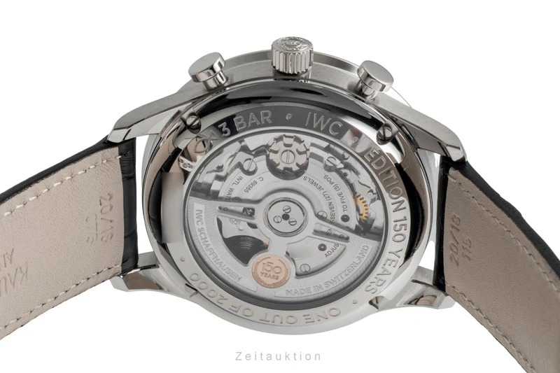IWC Portugieser chronograph steel automatic men's watch IW371601 LP: 9100EUR Limited [2601252]