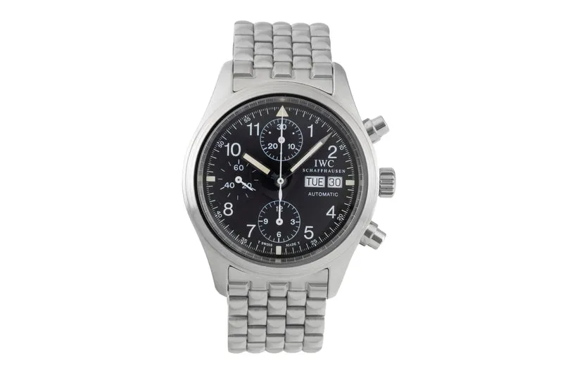 IWC Fliegerchronograph chronograph steel automatic men's watch IW370607 [2601242]