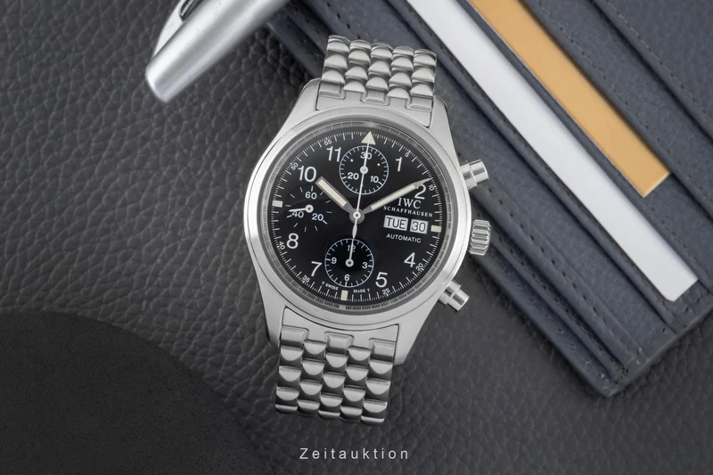 IWC Fliegerchronograph chronograph steel automatic men's watch IW370607 [2601242]
