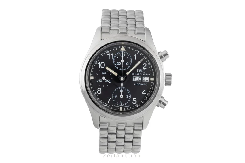 IWC Fliegerchronograph chronograph steel automatic men's watch IW370607 [2601242]