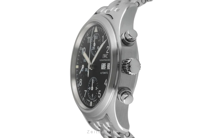IWC Fliegerchronograph chronograph steel automatic men's watch IW370607 [2601242]