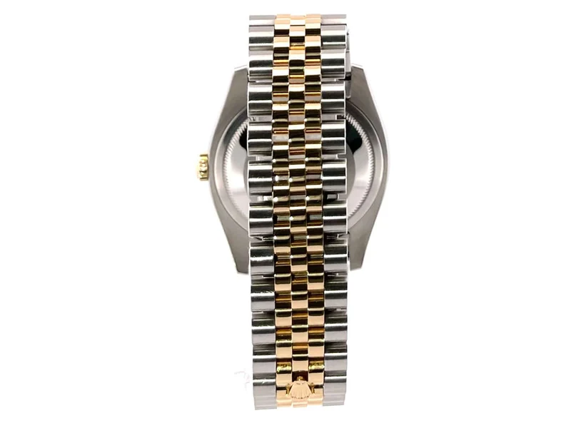 Rolex Datejust 36 Edelstahl Gelbgold 116233 Perlmutt Römisch Jubile-Band