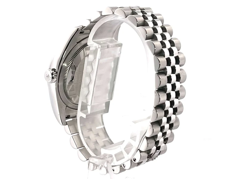 Rolex Datejust 36 Edelstahl Weißgold 116234 Blau Jubile Diamant Jubile-Band