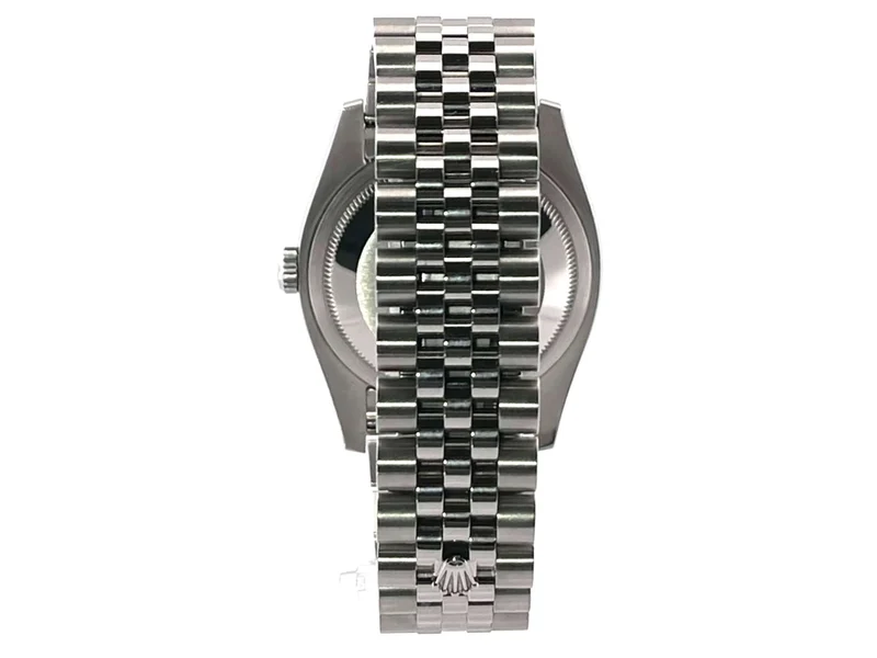 Rolex Datejust 36 Edelstahl Weißgold 116234 Blau Jubile Diamant Jubile-Band
