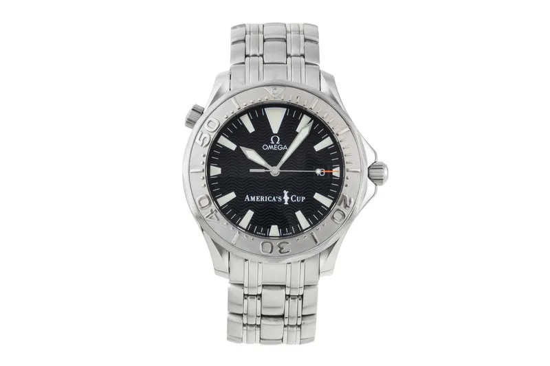 Omega Seamaster steel / white gold automatic men's watch 2533.50.00 [2600880]