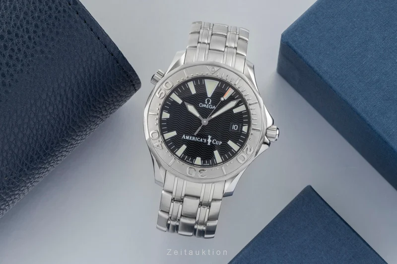 Omega Seamaster steel / white gold automatic men's watch 2533.50.00 [2600880]