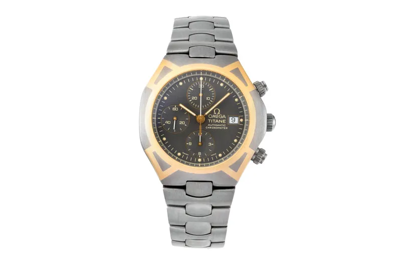 Omega Seamaster chronograph titanium / gold automatic men's watch 5890.40.00 [2600814]