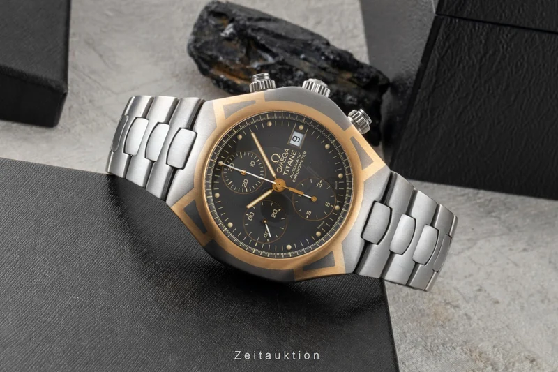 Omega Seamaster chronograph titanium / gold automatic men's watch 5890.40.00 [2600814]