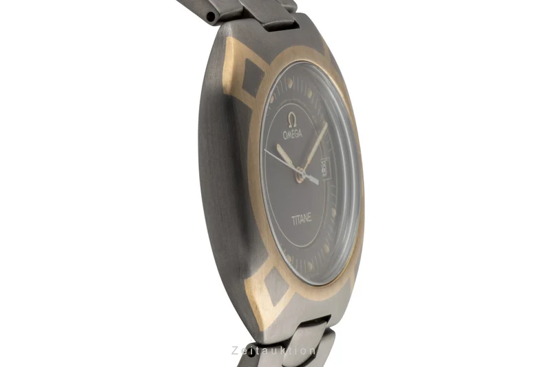 Omega Seamaster titanium / gold quartz men's watch 5814.40.00 [2600813]