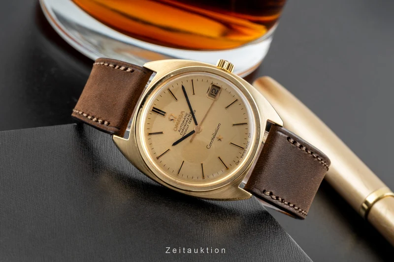 Omega Constellation 18 ct gold automatic men's watch 168.009 Vintage [2601159]