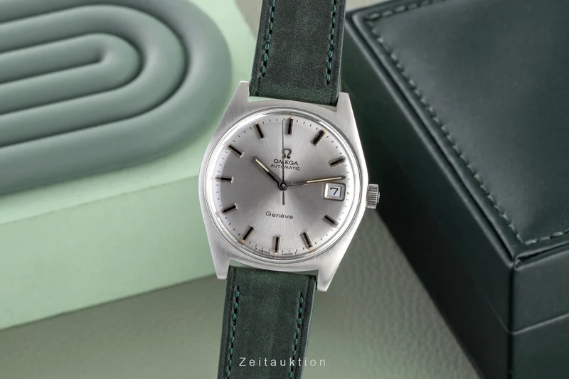 Omega Geneve steel automatic men's watch 166.041 Vintage [2601092]