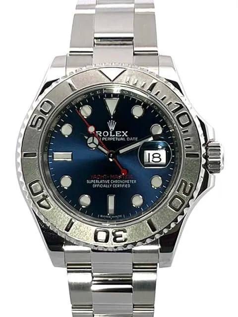 Rolex Yacht-Master 40 Edelstahl - Platin 116622 Blau aus 2017