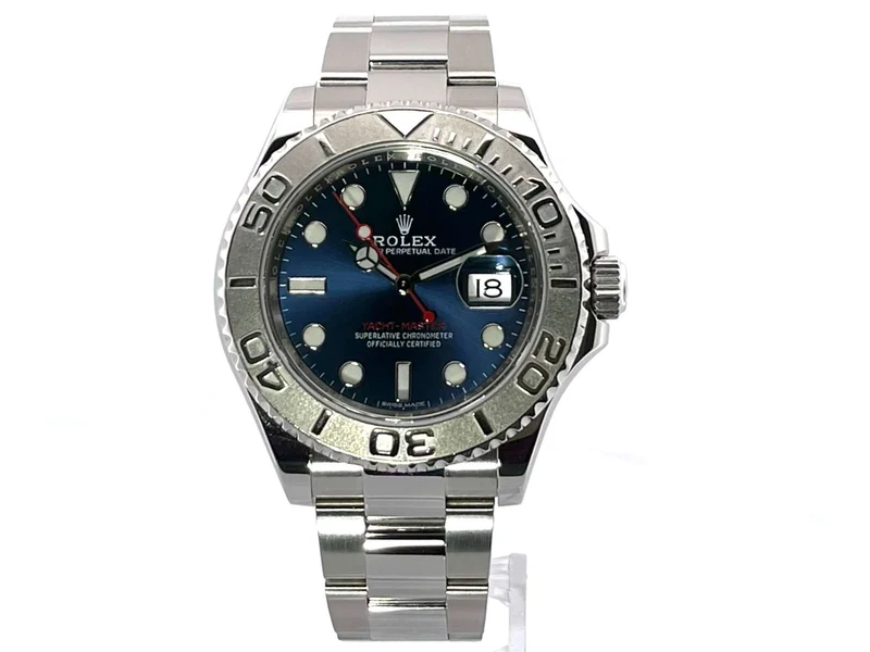 Rolex Yacht-Master 40 Edelstahl - Platin 116622 Blau aus 2017