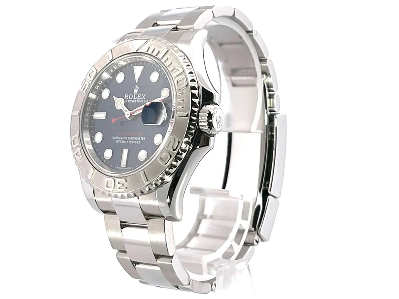 Rolex Yacht-Master 40 Edelstahl - Platin 116622 Blau aus 2017
