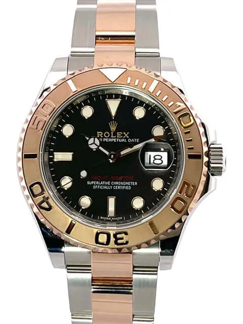 Rolex Yacht-Master 40 Edelstahl Everose-Gold 116621 Schwarz ungetragen 2021
