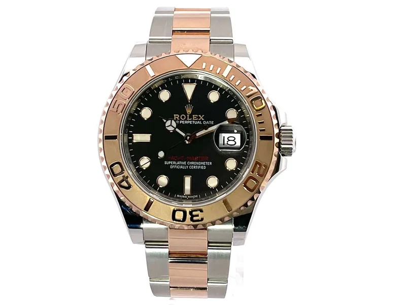 Rolex Yacht-Master 40 Edelstahl Everose-Gold 116621 Schwarz ungetragen 2021