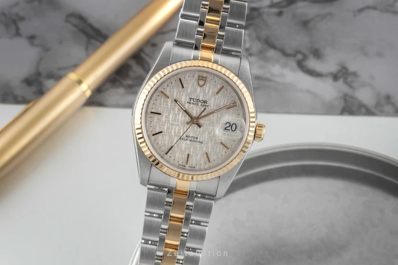 Tudor Prince Date steel / gold automatic men's watch 74033 [2601567]