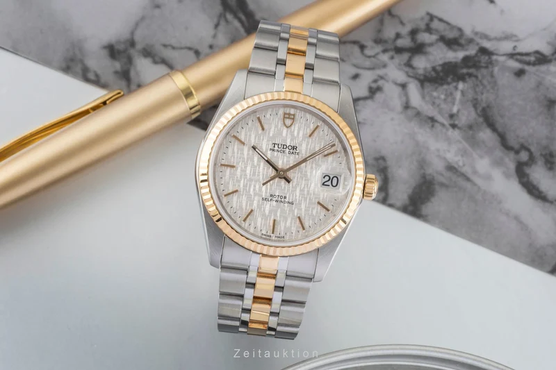 Tudor Prince Date steel / gold automatic men's watch 74033 [2601567]